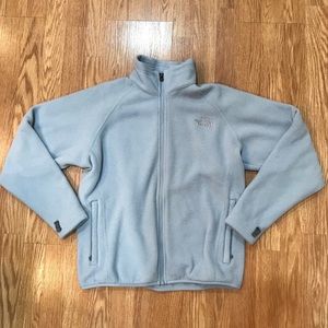 Periwinkle north face jacket